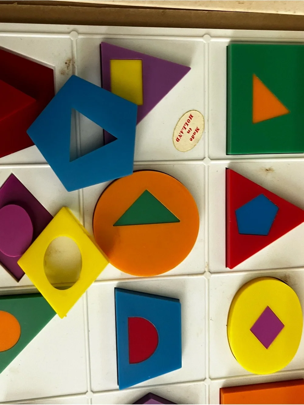 Vintage Transport Puzzle & Shapes Puzzle by Three Worlds